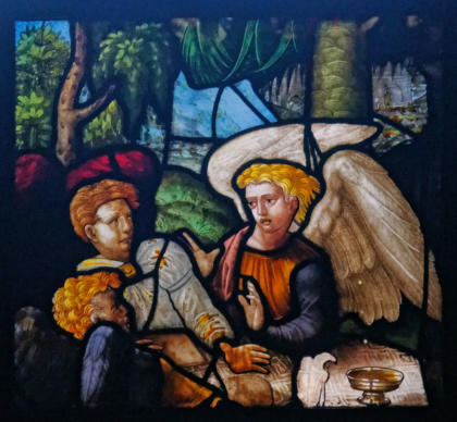 France (Rouen) 1510-1540 - Trois anges rendent visite à Abraham