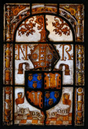 From the Charterhouse of Louvain - Netherlandish (Brabant) - 1520-1525 - Armes de Nicoals Ruterieus, évêque d'Arras