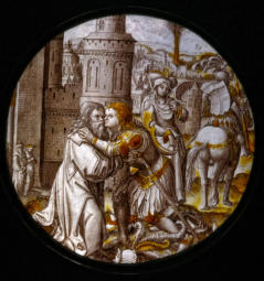 Netherlands (Amsterdam) 1520-1530 after designs of Jacob Cornelisz van Oostsanen - Saint georges quitte le roi dont il a sauvé la fille en tuant le dragon