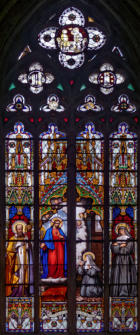 Baie 27: Sainte Jeanne de Chantal et Saint François de Sales
