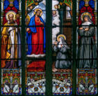 Baie 27: Sainte Jeanne de Chantal et Saint François de Sales