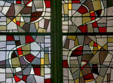 Église Saint Germain de Saint-Germain: Le seul vitrail moderne (Labouret ???)