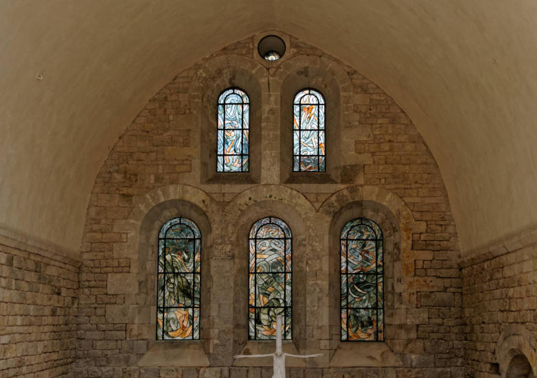 Le choeur de l'ancienne église dans son ensemble