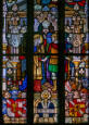Armoiries d'Érasme de Limbourg et de Jean de Mandescheid - Sainte Clotilde obtient la conversion de Clovis
