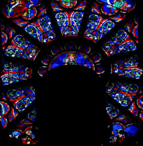 La vierge assise avec l'Enfant Jésus