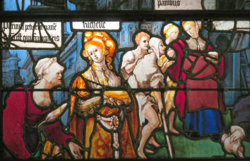 Richesse, Aumône et Charité (Église Jeanne d'Arc de Rouen) - Engrand et Jean Le Prince