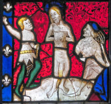 Église de Betton 1400 La Flagellation