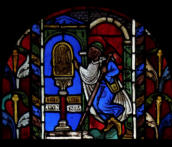 Le Juif et la statue de Saint-Nicolas Collégiale Saint-Étienne de Troyes