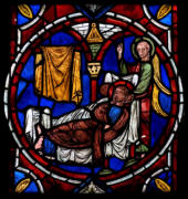 Apparition du Christ à Saint Martin Église de Varennes-Jarcy  1220 - 1230
