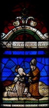 Baie 23: La dernière communion de Sainte Marie-Madeleine reçue des mains de Saint Maximin