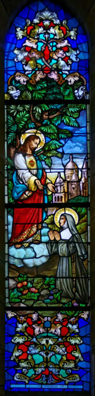 Sainte Marguerite-Marie et le Sacré-Coeur