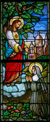 Sainte Marguerite-Marie et le Sacré-Coeur