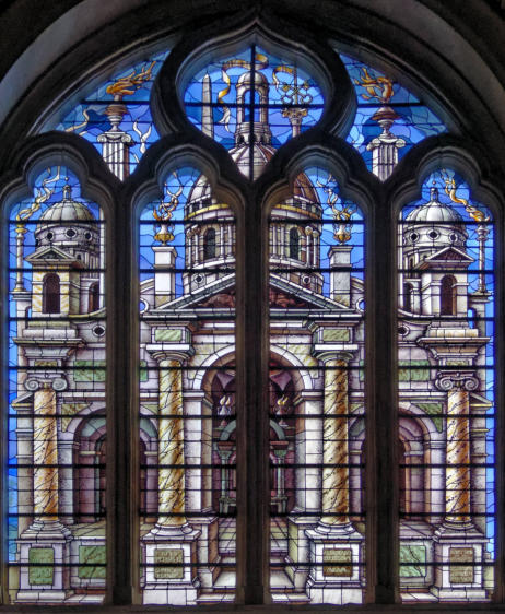 Le Grand Vitrail de la Cathédrale Saint-Pierre par M. Juteau (Atelier Hermet-Juteau)