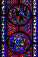 Baie2: Légende de Marthe et Marie - Vie glorieuse du Christ - Marie-Madeleine raconte aux apôtres qu'elle a vu le Christ ressuscité - Incrédulité de saint Thomas