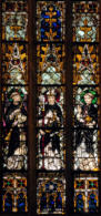Baie 10: Saints Vincent Ferrier, Antonin (archevêque de Florence) et Jean de Cologne 