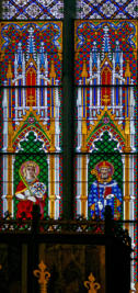 Sainte Catherine - Héribert, évêquede Cologne - Katharina-Heribert-Fenster