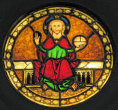 Christ trônant: (1300) en copie réalisée par Fritz Geigers (1853-1935) 