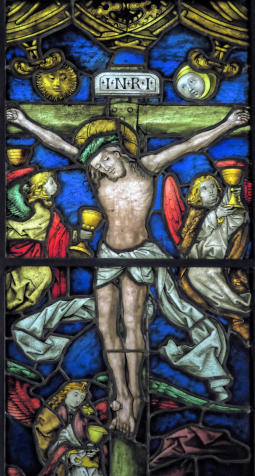 Crucifixion selon Hans Holbein de la cathédrale d'Eichstätt en copie réalisée par Fritz Geiges entre 1889 et 1892