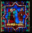 Baie 100: Vie de sainte Marguerite d'Antioche - La sainte est conduite devant Olibrius