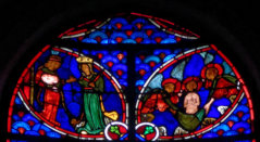 Salomé montre la tête de Jean-Baptiste à sa mère - L'âme du saint monte au ciel