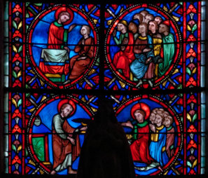 La nomination des 7 premiers diacres - Saint Étienne prêchant d'une charrette (???)