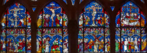 Couronnement d'épines - Comparution devant Pilate - Portement de croix - Les 2 larrons - Grande Crucifixion - Mise au tombeau