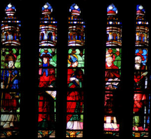 Saints Ambroise, Jérôme, Augustin, Grégoire et Paul