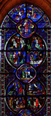 Mise au tombeau - Apparition à Madeleine - Les Saintes Femmes au tombeau - Saints Pierre et Jean au Sépulcre - Les disciples d'Emmaüs - Ascension