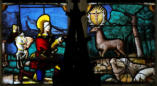 Apparition du Christ entre les bois d'un cerf