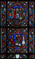 Saint Didier et Saint Valère font des représentations au roi Chrocus devant l'oratoire de Châtillon-sur-Seine - Saint Urbain fait construire 3 églises à Dijon