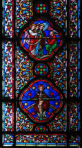 Dieu le Père, le Fils crucifié et la Colombe du Saint-Esprit - Abraham et les 3 anges