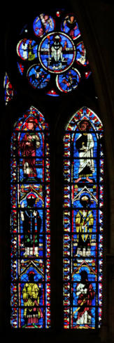 Baie 212  2 prophètes, 2 saints évêques Domitien et Ludovic et saints André et Pierre