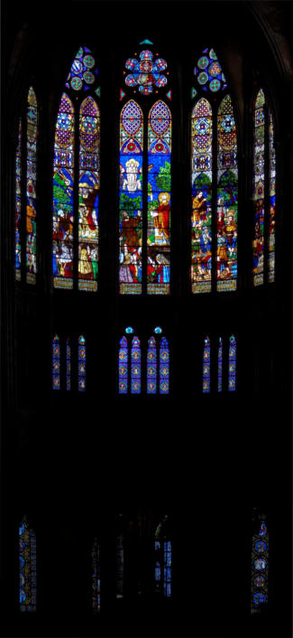 Vue d'ensemble du choeur