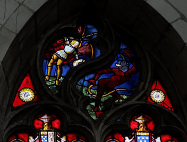 Saint Michel terrasse le dragon