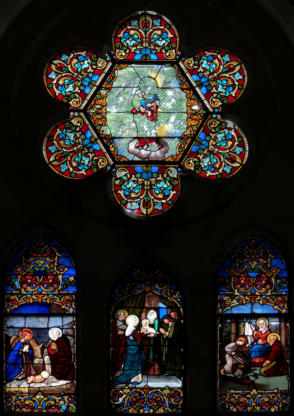 Transept nord: la Vie de Saint Joseph