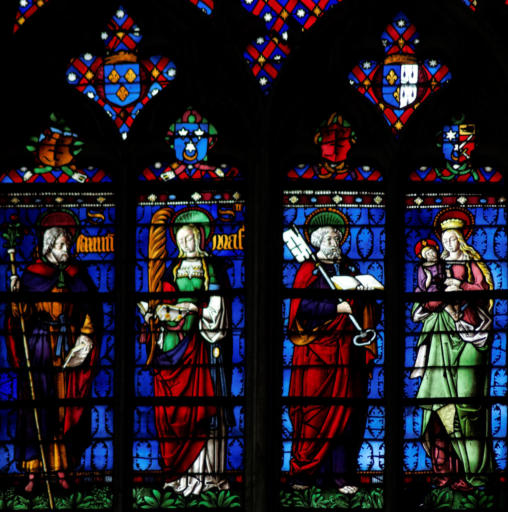 Saints Savinien, Mâthie, Pierre et la Vierge à l'Enfant