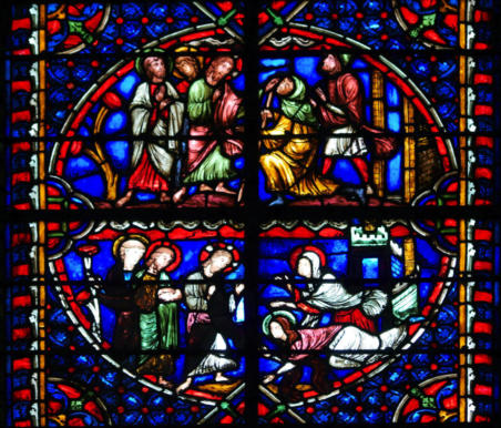 Le Christ avec les soeurs de Lazare , et le Christ bénissant un aveugle