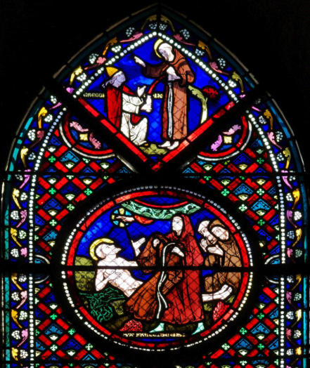 La mort de saint François - Il apparaît au pape Grégoire IX