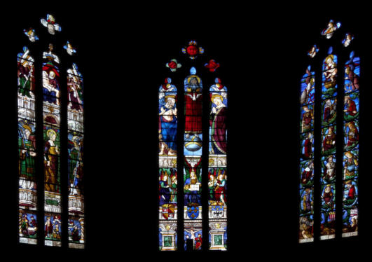 Vue de l'ensemble du choeur réalisé par Arnaud de Môle (cf Auch)