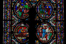 Judith délivre Béthulie en tuant Holopherne - La ville de Chartres sauvée par la voile de la Vierge - Esther sauve son peuple - Le voeu de Louis XIII 