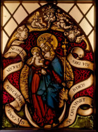 Vierge en gloire et Chasse mystique provenant de la Chartreuse de Fribourg puis de l'abbaye bénédictine Saint-Blaise par Hans Gittschmann dit Von Roptstein (Musée Heylshof de Worms)