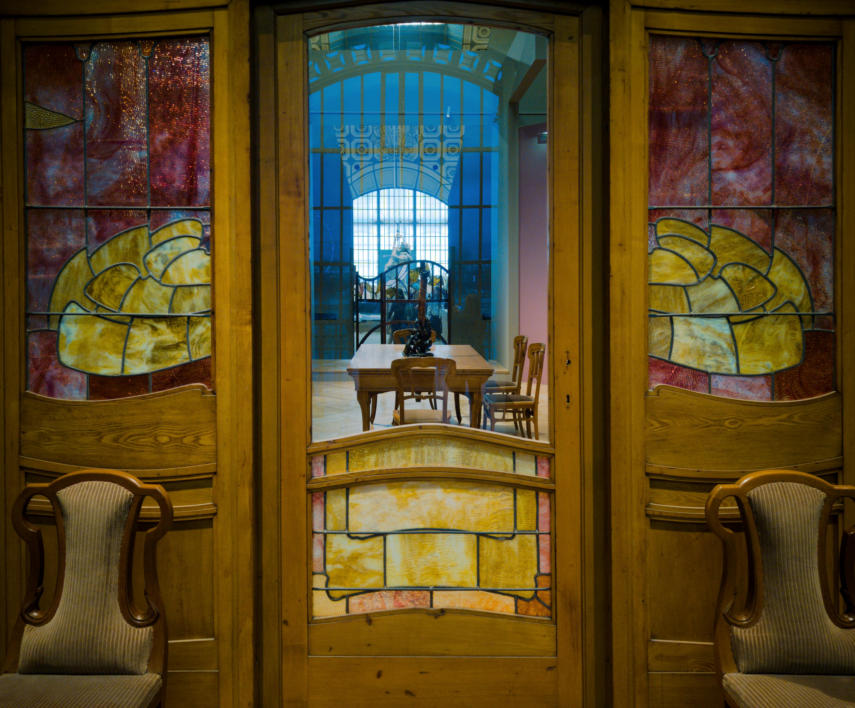 Boiseries provenant de l'hôtel Aubecq de Victor Horta