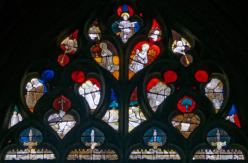 Baie 35 Les docteurs de l'Église, saints Grégoire, Augustin, Jérôme et Ambroise