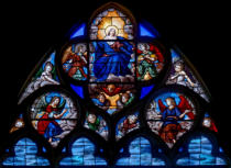 Baie 39 Les 12 Apôtres réunis autour du tombeau vide de la Vierge