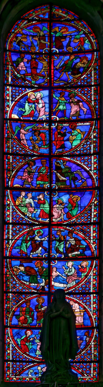 Baie 9: Vie de saint Pierre et de saint Paul