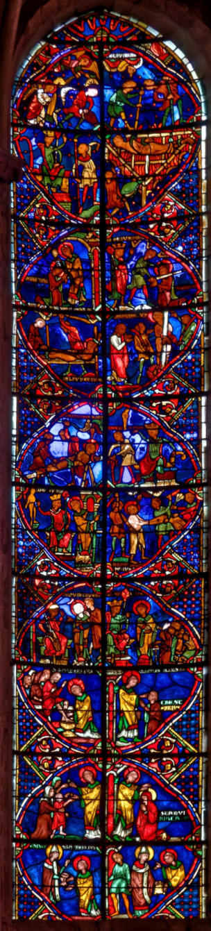 Baie 8: Vie de saint Laurent