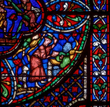 L'ange retient le bras d'Abraham   