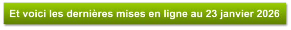 Et voici les dernières mises en ligne au 23 janvier 2026