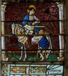 Baie 10: Apparition du Christ à Sainte Marie Madeleine (la friponne)
